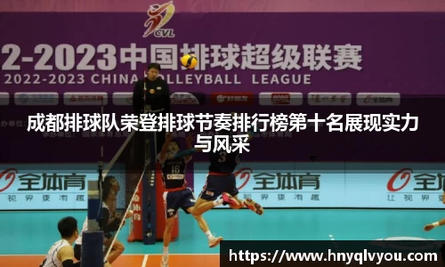 成都排球队荣登排球节奏排行榜第十名展现实力与风采